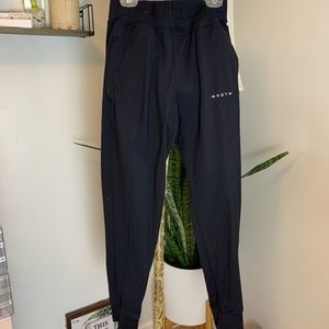 NVGTN jet black joggers